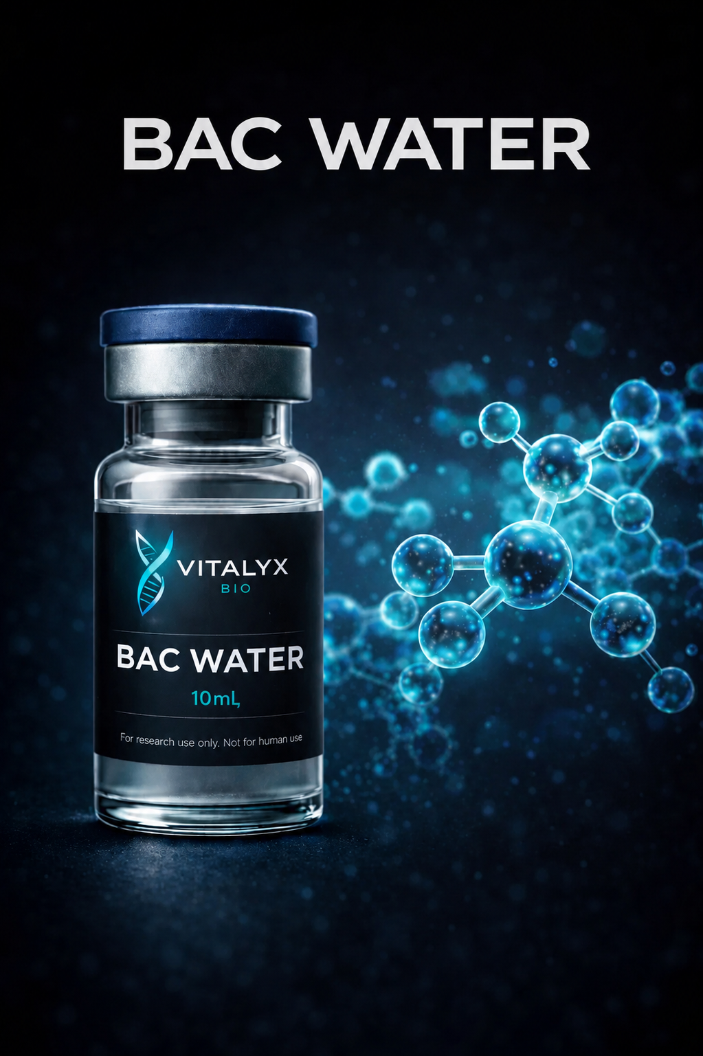Bacteriostatic Water 10mL vial — Vitalyx Bio